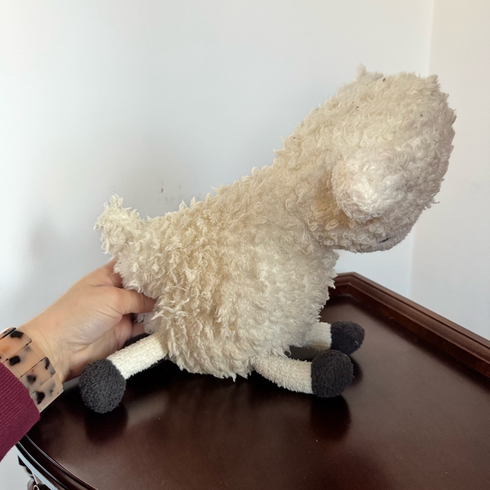 Barefoot Dreams CozyChic Lamb Buddie Stuffed Animal - Picture 4 of 6